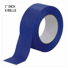 5 Rolls Blue Painters Masking Tape - Talon Tape: 1 INCH x 60 yds
